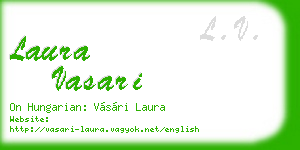 laura vasari business card
